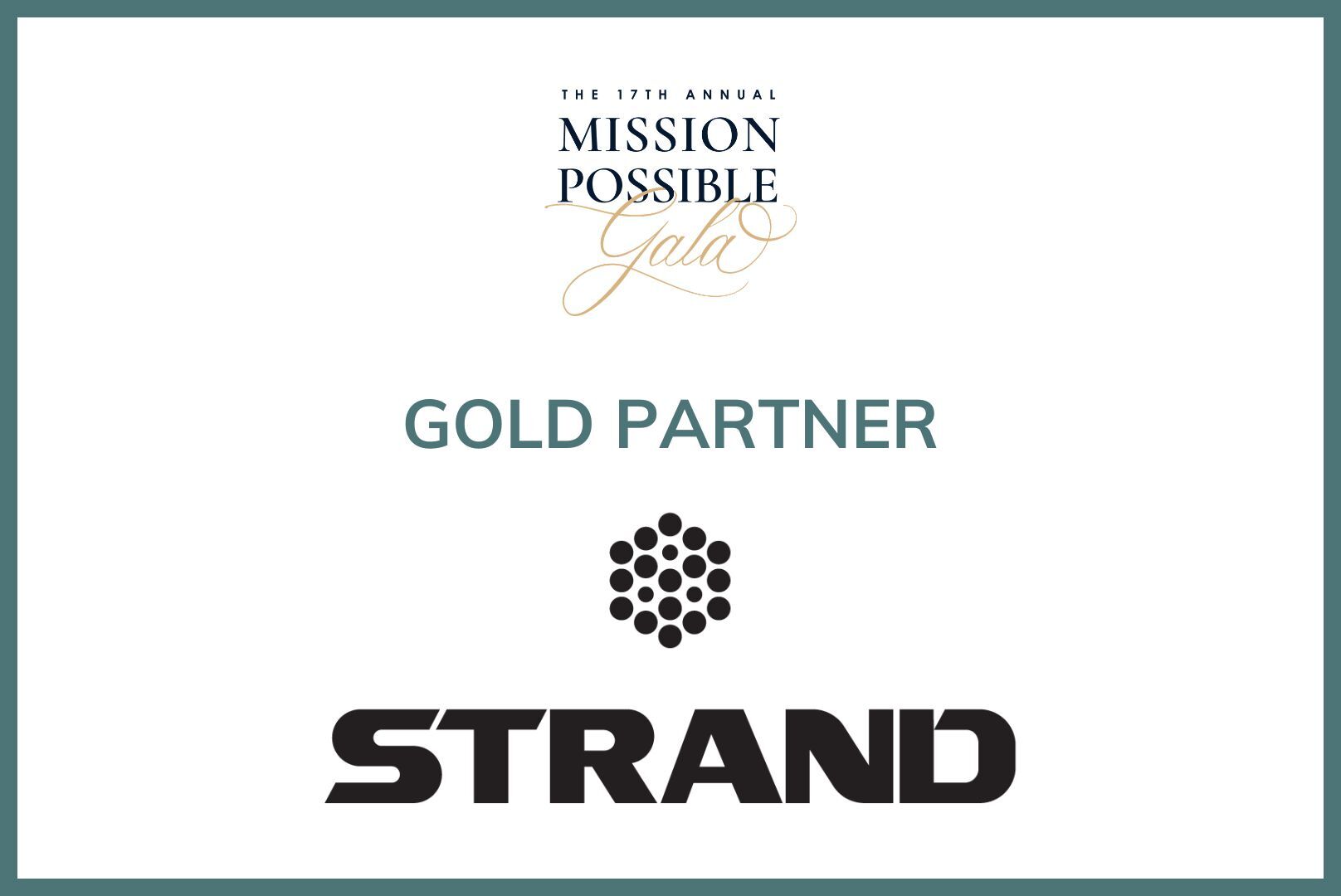 The Power of Community with Strand: Gala 2025 Gold Partner